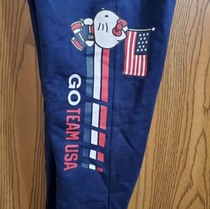 HELLO KITTY TEAM USA GIRLS SWEATPANTS-SZ.M (7/8)--NEW!!